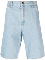 Carhartt WIP short cargo en jean à patch logo - Bleu