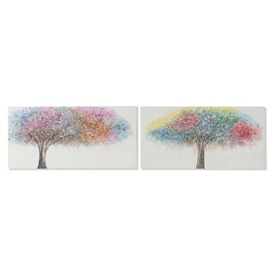 Schilderij Home ESPRIT Boomstructuur Modern 120 x 3 x 60 cm (2 Stuks)
