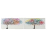 Schilderij Home ESPRIT Boomstructuur Modern 120 x 3 x 60 cm (2 Stuks)
