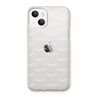 Wimpers: iPhone 13 mini Transparant Hoesje Wimpers: iPhone 13 mini Transparant Hoesje