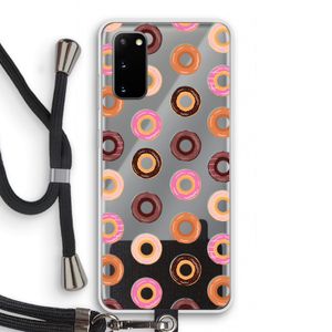 Donuts: Samsung Galaxy S20 Transparant Hoesje met koord