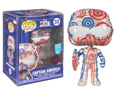 Marvel POP! Art Series Vinyl Figure Captain America 9cm