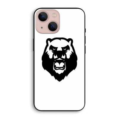 Angry Bear (white): iPhone 13 mini Biologisch afbreekbaar hoesje