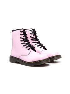 Dr. Martens Kids bottines à lacets - Rose