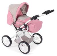 Bayer Chic Poppenwagen leni combi (roze/taupe/beer)