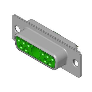 Molex 1731070103 D-sub connector Aantal polen: 11 Soldeerkelk 1 stuk(s)