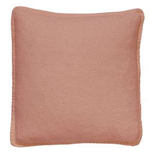 Dutch Decor - BOWIE - Kussenhoes 45x45 cm - gewassen katoen 45x45 cm - Muted Clay - roze