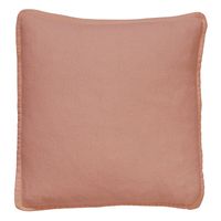 Dutch Decor - BOWIE - Sierkussen 45x45 cm - van gewassen katoen - Muted Clay - roze - thumbnail