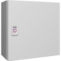 Rittal KX 1575.000 Installatiebehuizing, Wandbehuizing 300 x 300 x 155 Plaatstaal Grijs-wit (RAL 7035) 1 stuk(s)