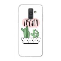 I love cacti: Samsung Galaxy A6 Plus (2018) Transparant Hoesje