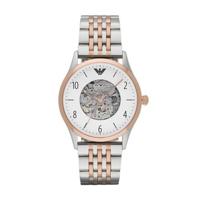 Emporio Armani Heren AR1921 zilveren roestvrijstalen automatisch horloge
