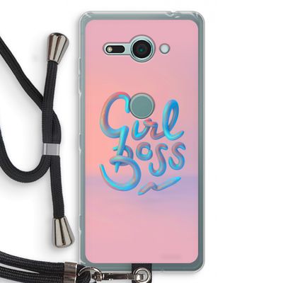 Girl boss: Sony Xperia XZ2 Compact Transparant Hoesje met koord