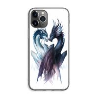 Yin Yang Dragons: iPhone 11 Pro Max Transparant Hoesje