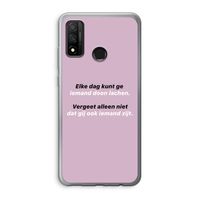 gij zijt ook iemand: Huawei P Smart (2020) Transparant Hoesje