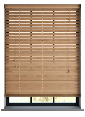 Timberlux houten jaloezie met koord - Beuken