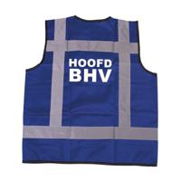 RWS veiligheidsvest hoofd BHV blauw - RWS veiligheidsvest hoofd BHV blauw - thumbnail