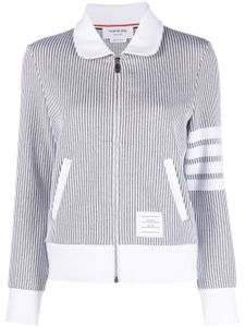 Thom Browne veste zippée à fermeture zippée - Gris