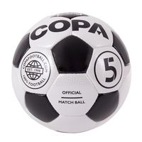 COPA Wedstrijd Voetbal Maat 5 Zwart Wit - thumbnail