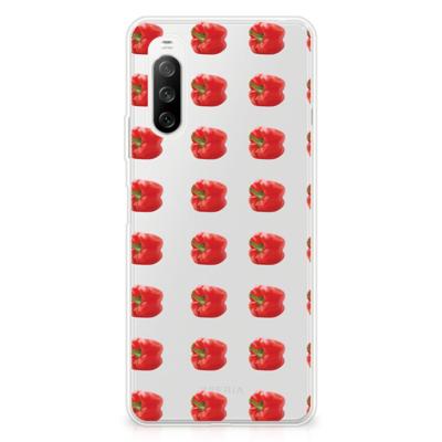 Sony Xperia 10 III | Siliconen Case | Paprika Red