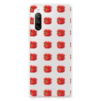 Sony Xperia 10 III | Siliconen Case | Paprika Red