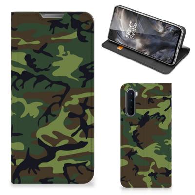 OnePlus Nord | Hoesje met Magneet | Army Dark