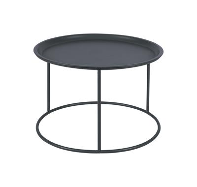 WOOOD Bijzettafel 'Ivar' 56cm, kleur Asphalt