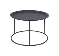 WOOOD Bijzettafel 'Ivar' 56cm, kleur Asphalt