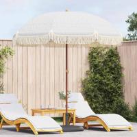 Parasol Grijs en Wit 205 x 209 cm Staal