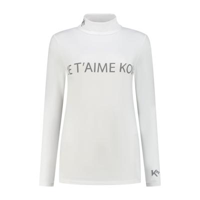KOU Sportswear Thermoshirt Dames Je T'aime Kou Wit-M