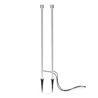 KonstSmide TuinspotMonza Uplight 107cm metaalgrijs - 7965-000