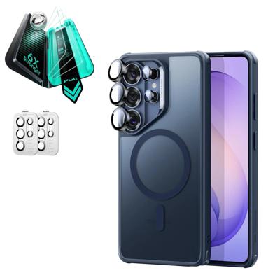 Galaxy S26 Ultra Bundle Classic Hybrid Magnetic Case and Armorite® Screen Protector - Frosted Blue