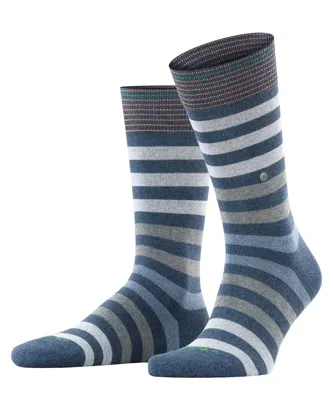 Burlington Blackpool Heren Sokken - Stripe - Hoge katoenen mannen sokken