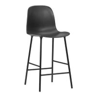 Normann Copenhagen Form Barkruk High 65 cm - Staal - Zwart - thumbnail