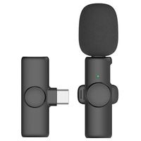 Draadloze lavalier / reversmicrofoon K2 - USB-C - zwart - thumbnail