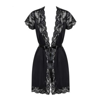 Kamerjas Obsessive PEIGNOIR Zwart L/XL