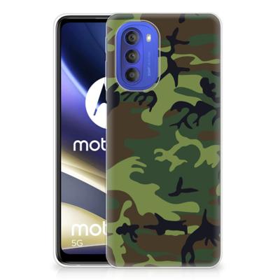 Motorola Moto G51 5G | TPU bumper | Army Dark