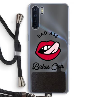 Badass Babes Club: Oppo A91 Transparant Hoesje met koord