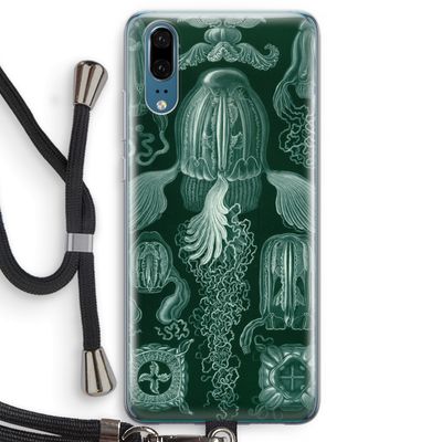 Haeckel Cubomedusae: Huawei P20 Transparant Hoesje met koord