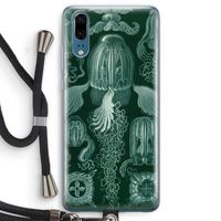 Haeckel Cubomedusae: Huawei P20 Transparant Hoesje met koord