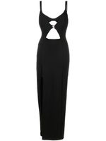 RHUDE robe longue à découpes - Noir