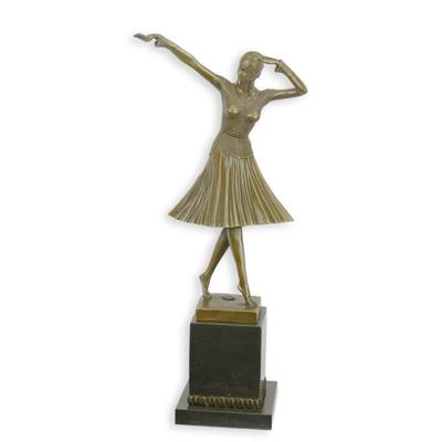 A BRONZE SCULPTURE CALLED "MIRO"