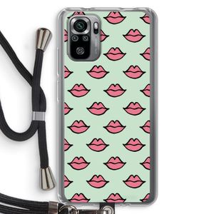 Lipjes: Xiaomi Redmi Note 10S Transparant Hoesje met koord