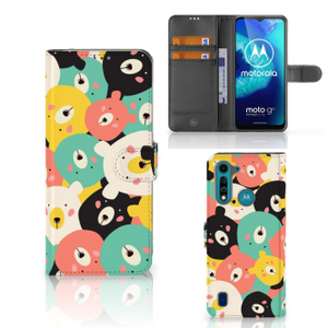 Motorola G8 Power Lite Leuk Hoesje Bears