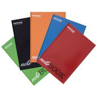 OFFICE products schrift met harde kaft, A4, 96 blad, met kantlijn, gelijnd