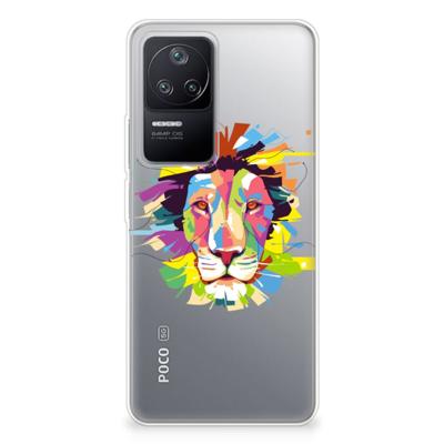 Xiaomi Poco F4 Telefoonhoesje met Naam Lion Color Xiaomi Poco F4 Telefoonhoesje met Naam Lion Color