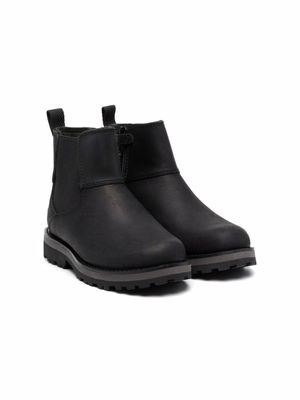 Timberland Kids bottines chelsea en cuir - Noir