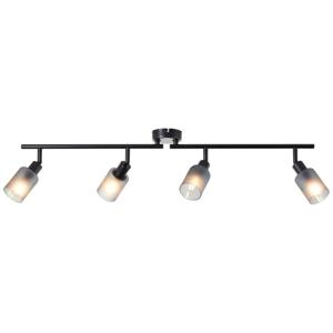 Brilliant Zwarte plafondlampLoralie 4-lichts - 99850/93