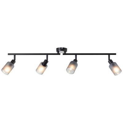 Brilliant Zwarte plafondlampLoralie 4-lichts - 99850/93