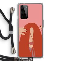 Woke up like this: OnePlus 9 Pro Transparant Hoesje met koord