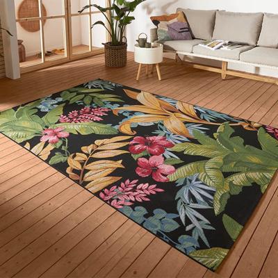 Buitenkleed Jungle Flowers maat: 180x120cm - materiaal: Polypropyleen - Dekbed-Discounter.nl